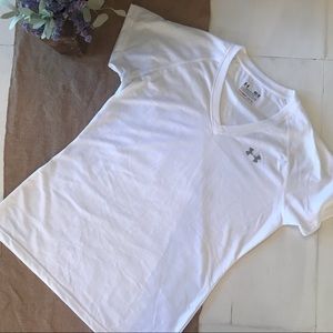 Under Armor Heat Gear White Tee